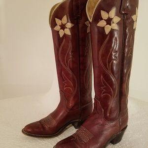 Acme leather western boots